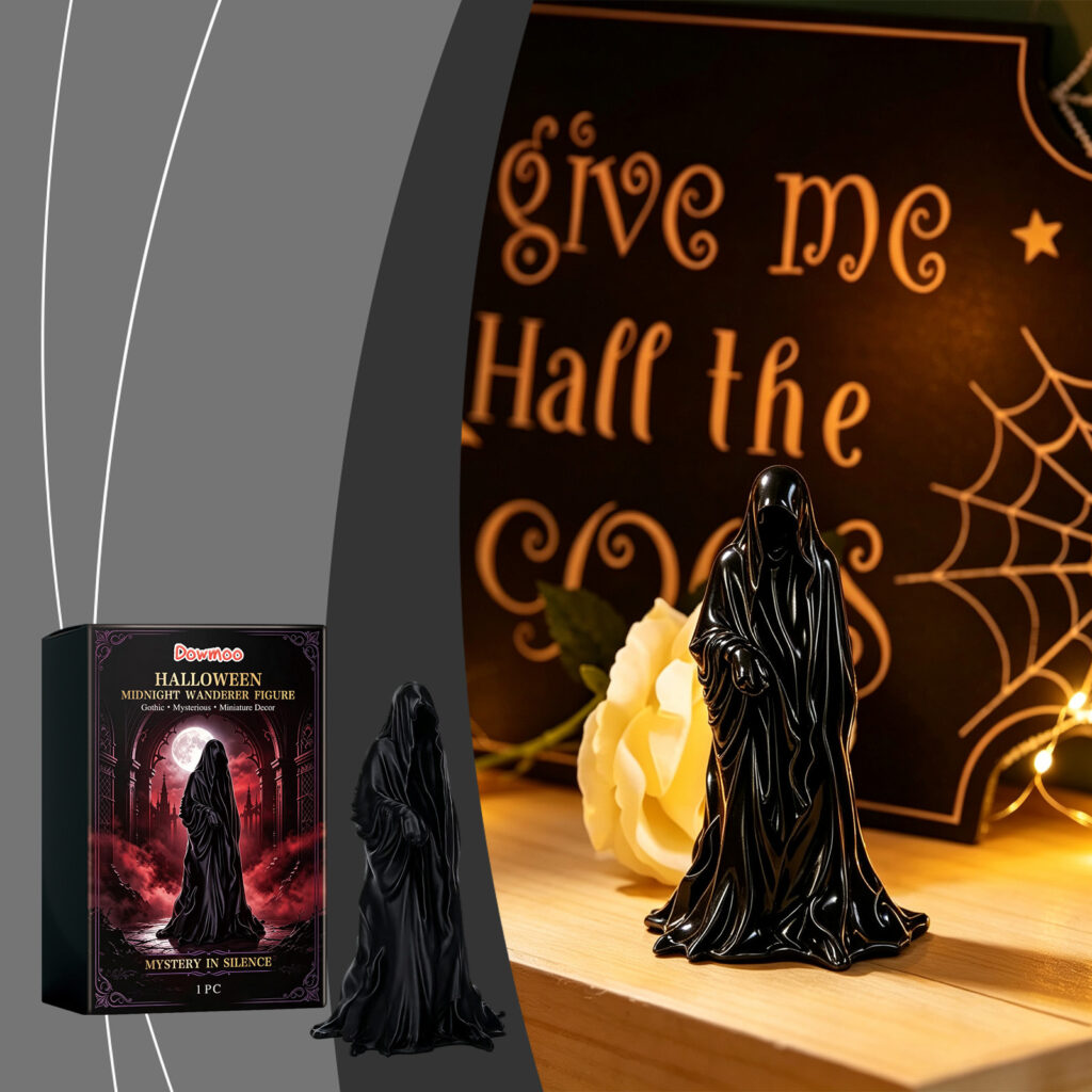 Midnight Walker Halloween Ornament, Perfect For Home Decor In A Variety Of Spaces, Featuring Mystical And Fantastical Elements