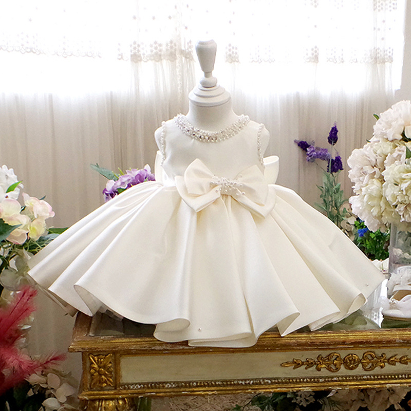 One Year Old Celebration Dress Princess Dress Tulle Tutu Costume For Piano Performance