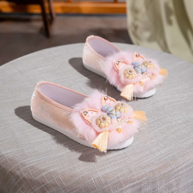 Cute And Interesting Traditional Chinese Lion Dance Handmade New Chinese-style Folk Costume Tiger-head Shoes For Women Of Adult Size, Suitable For Summer 2026, For Home Wear, Outdoor Sandals, Single S - Image 10