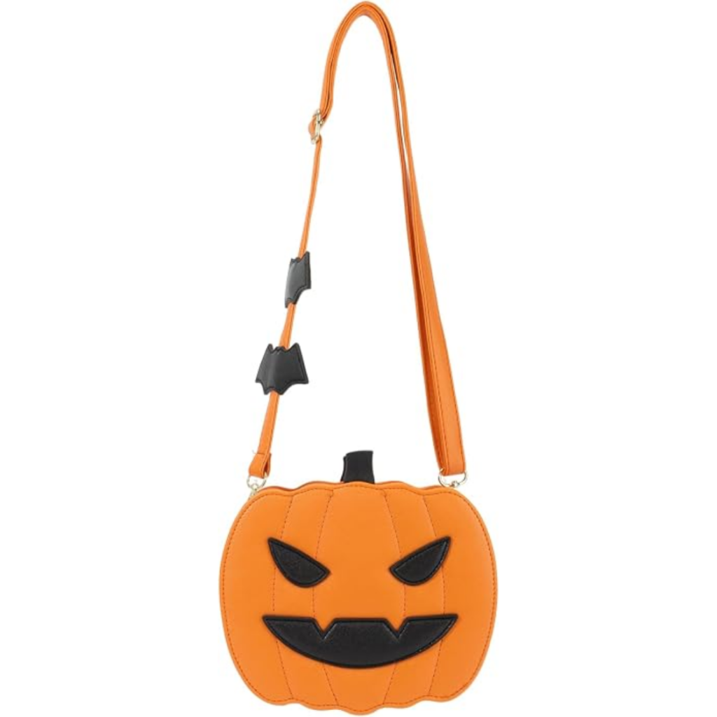 Novelty Pumpkin Purse,Halloween Pumpkin Crossbody Bag,Horror Halloween Funny Purses Handbags
