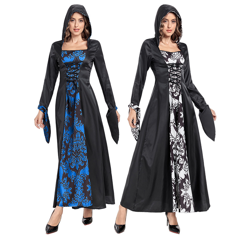 Medieval Costume Court Dress European And American Retro