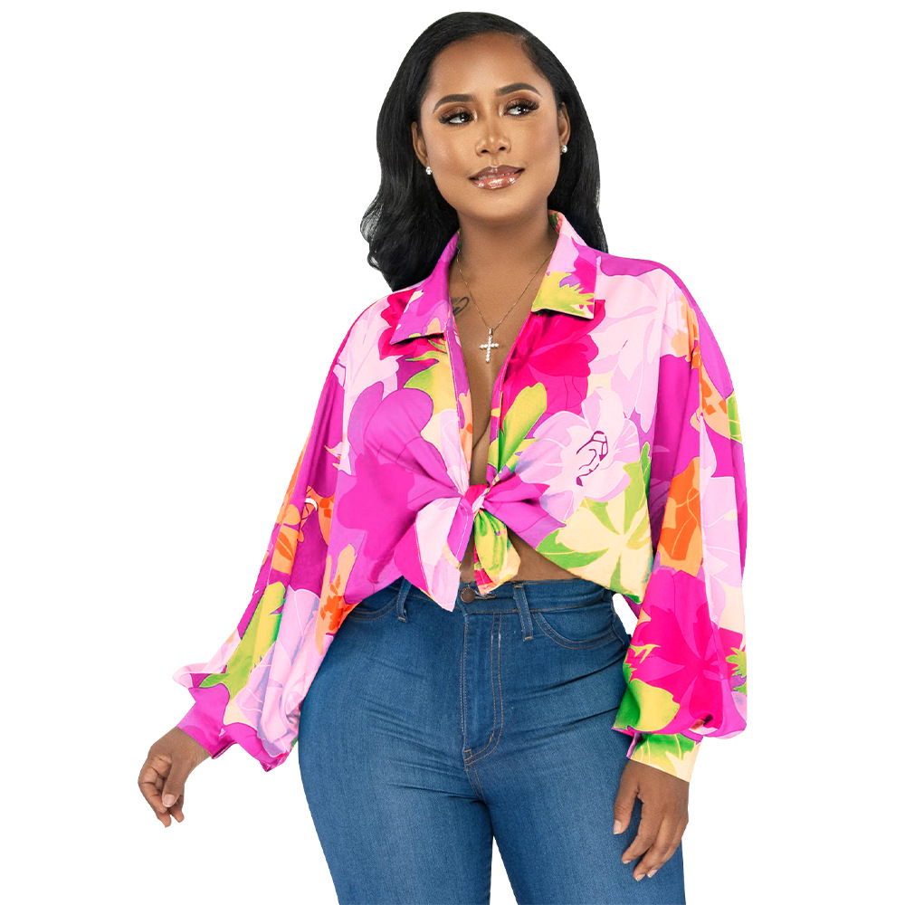 Bat sleeve lapel top - Image 6