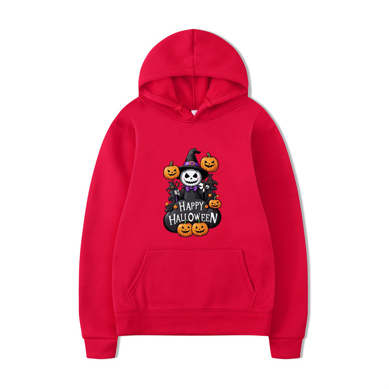 Halloween Series Printed Hooded Long Sleeve Sweatshirt Loose Casual - Image 9