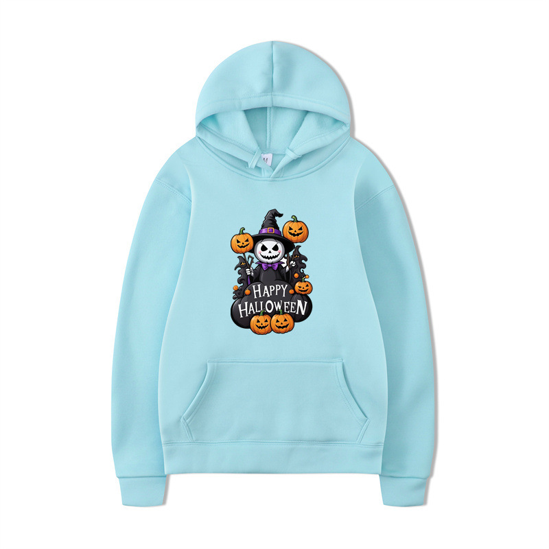 Halloween Series Printed Hooded Long Sleeve Sweatshirt Loose Casual - Image 21