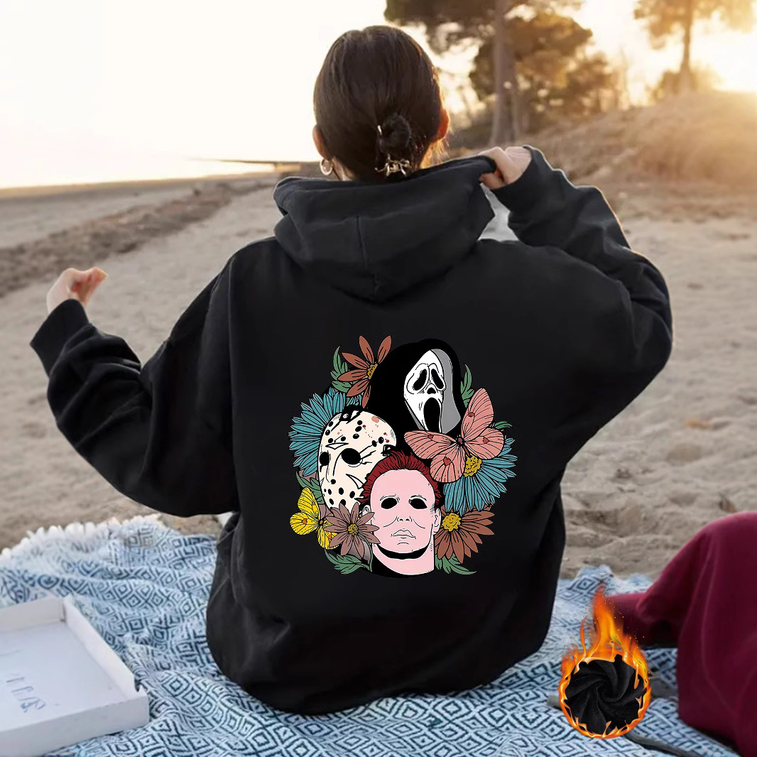 Loose hoodie Halloween hoodie - Image 4