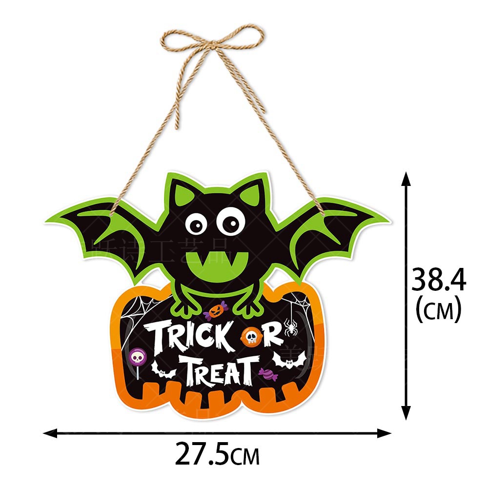 Halloween Door Hanging Decoration Pumpkin Bat Ornament for Halloween Party Decor - Image 8