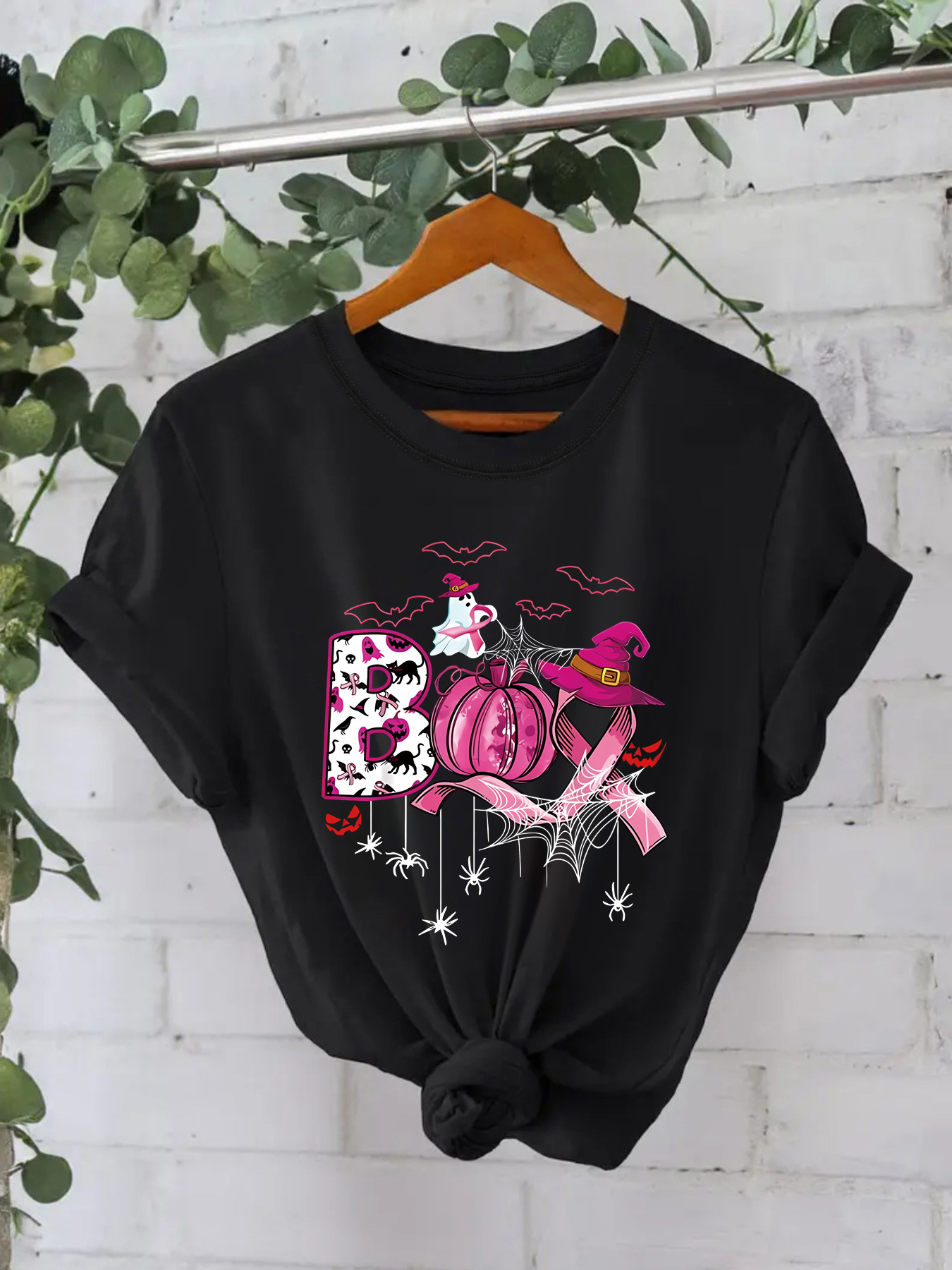 Halloween Pattern Printed T-shirt - Image 7