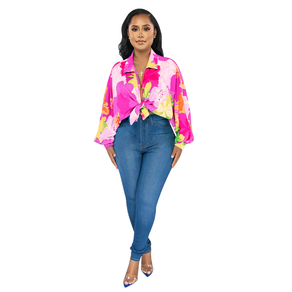 Bat sleeve lapel top - Image 4