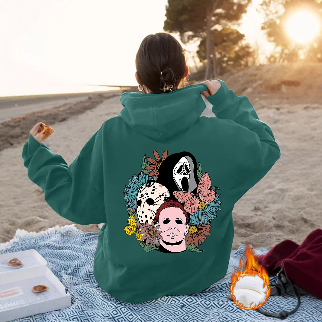 Loose hoodie Halloween hoodie - Image 2