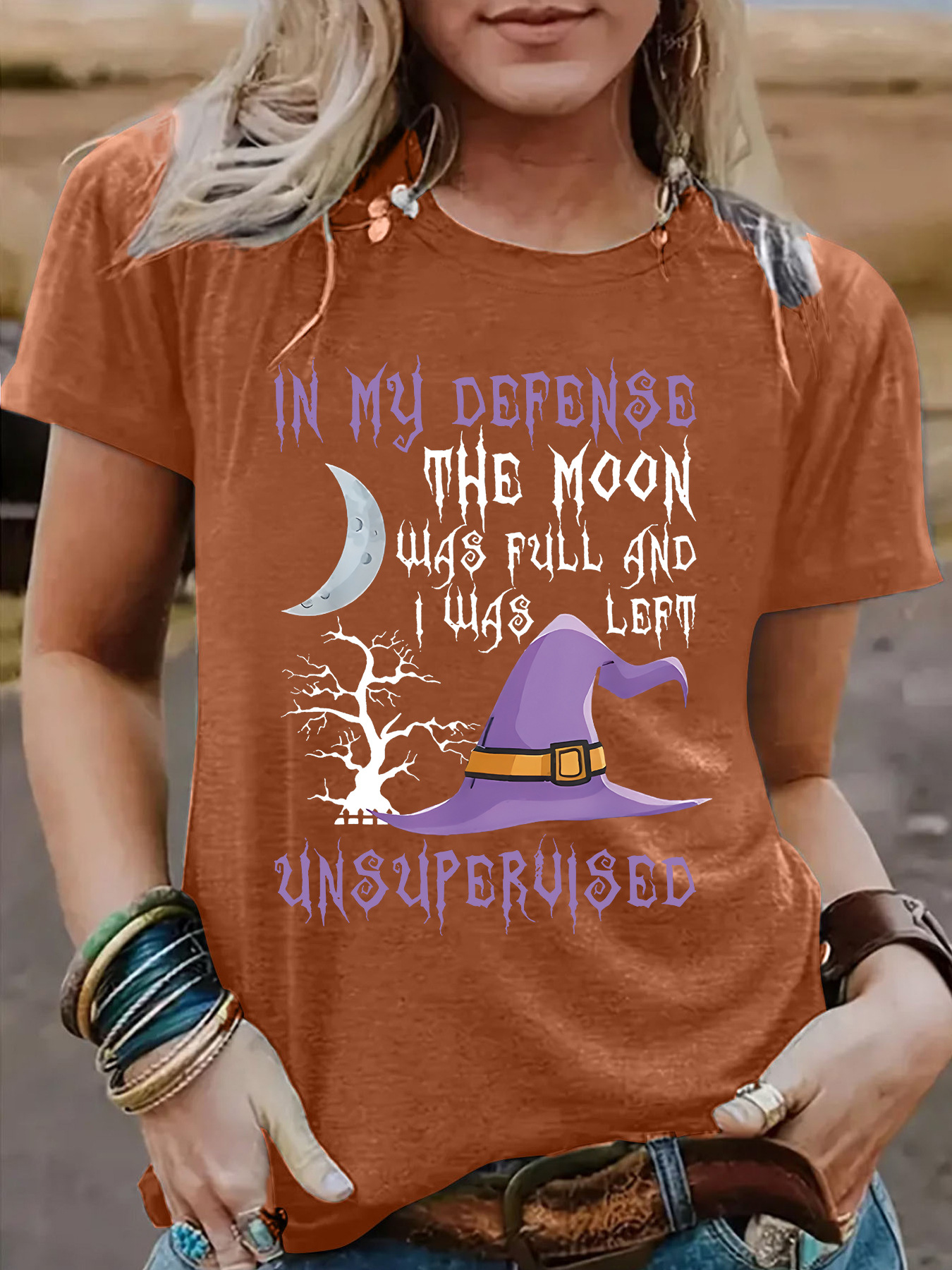 Short sleeved Halloween witch pattern - Image 14