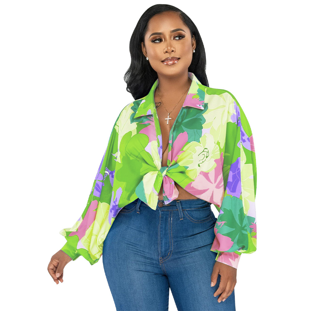 Bat sleeve lapel top - Image 7