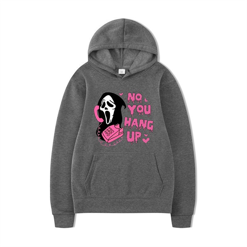 Halloween Hoodie Colorful Print Long Sleeve Loose Casual Top - Image 2