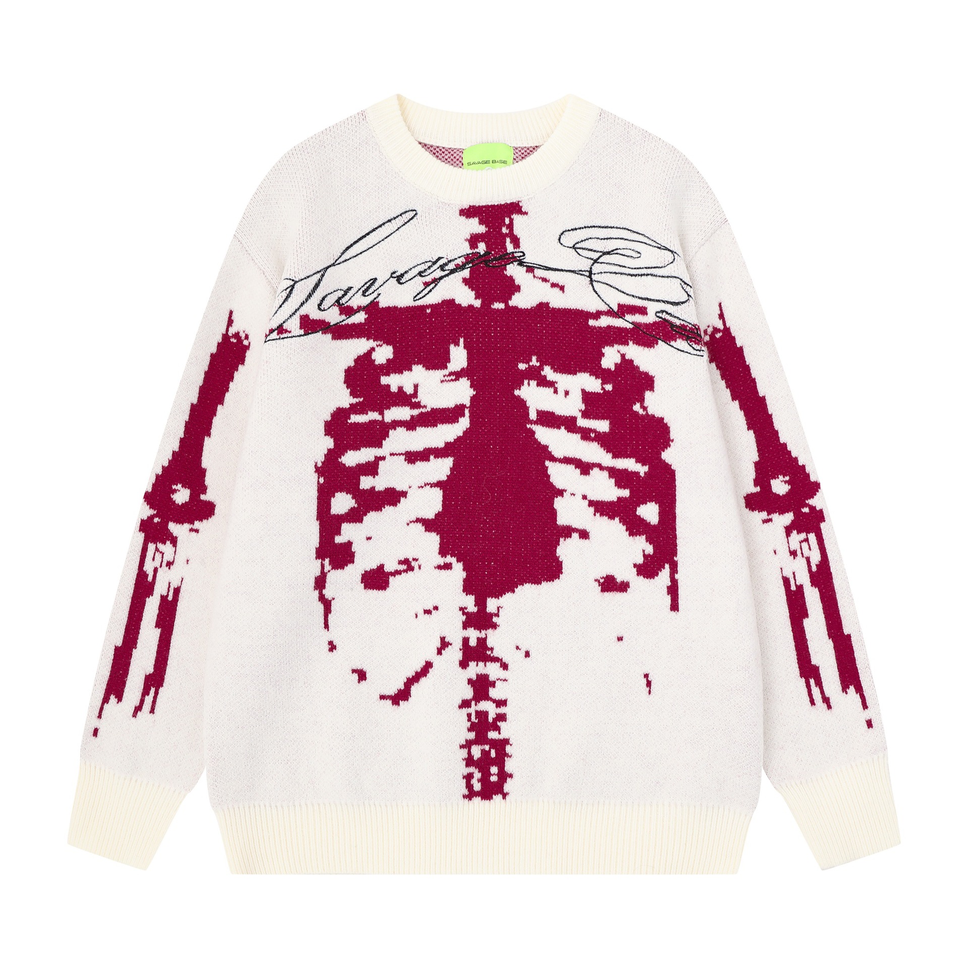 Skeleton skeleton floral sweater - Image 7