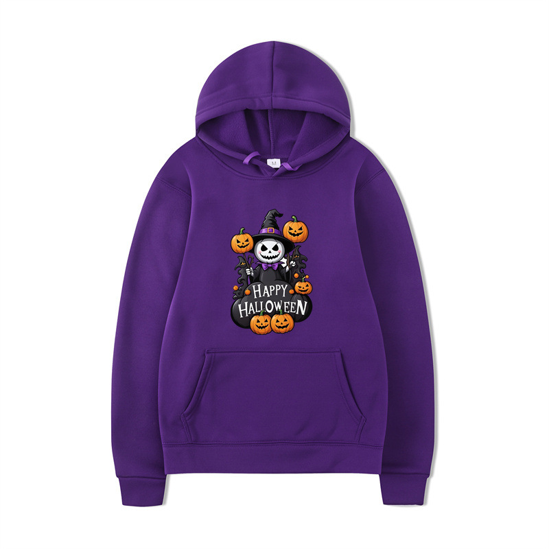 Halloween Series Printed Hooded Long Sleeve Sweatshirt Loose Casual - Image 10