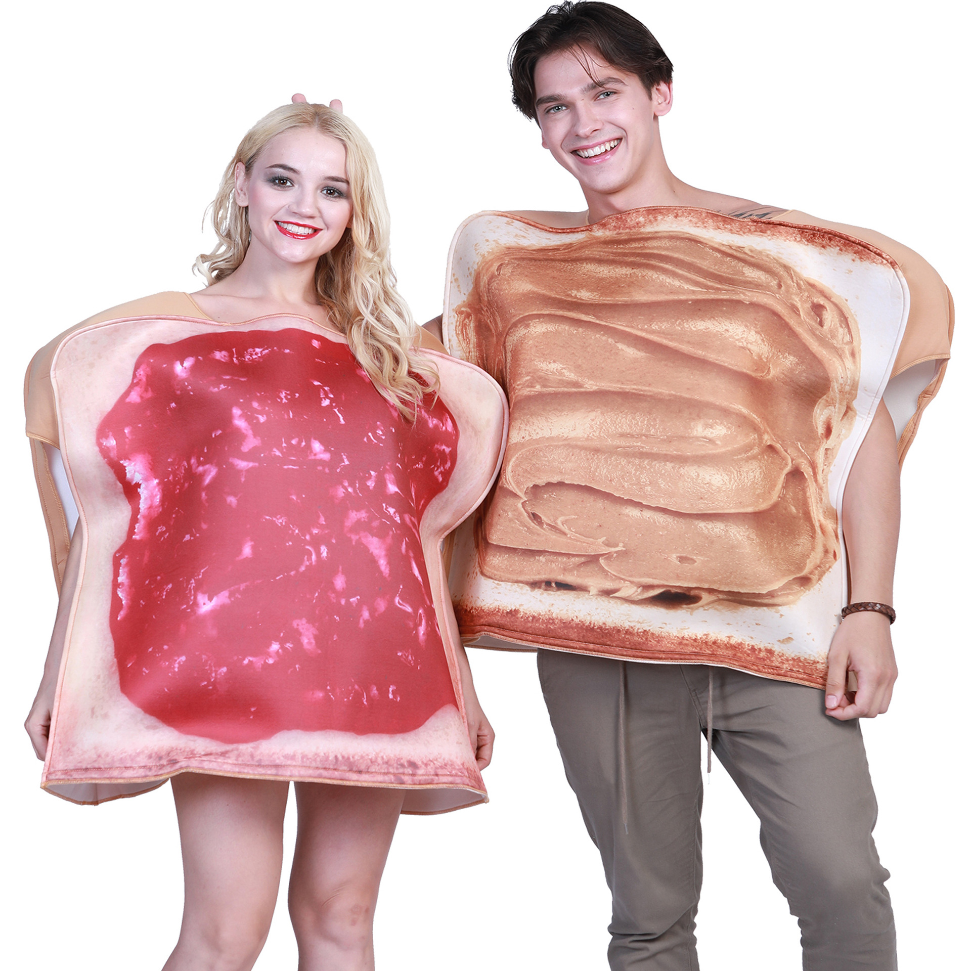 Halloween Couple Jam Food Set Halloween Party Dress Up Costumes - Image 4