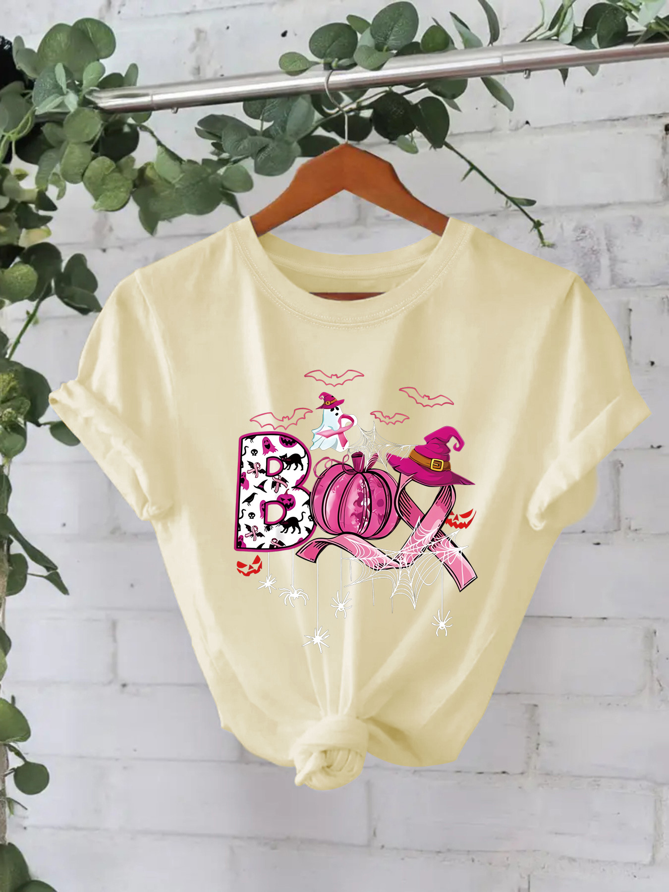 Halloween Pattern Printed T-shirt - Image 11