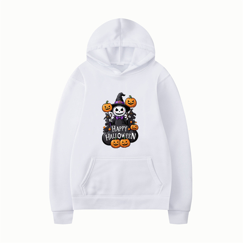 Halloween Series Printed Hooded Long Sleeve Sweatshirt Loose Casual - Image 2