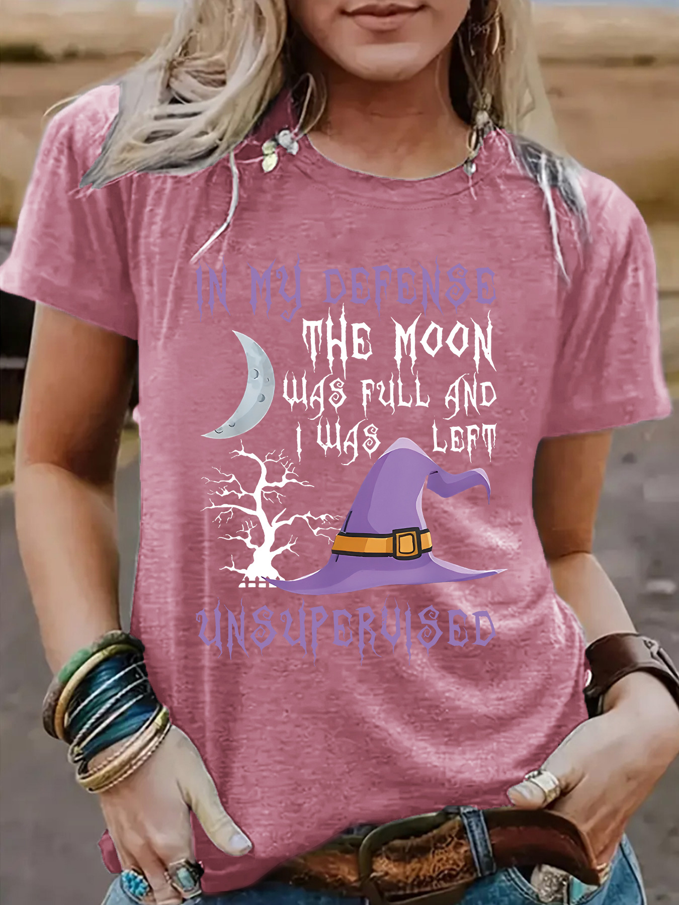 Short sleeved Halloween witch pattern - Image 6