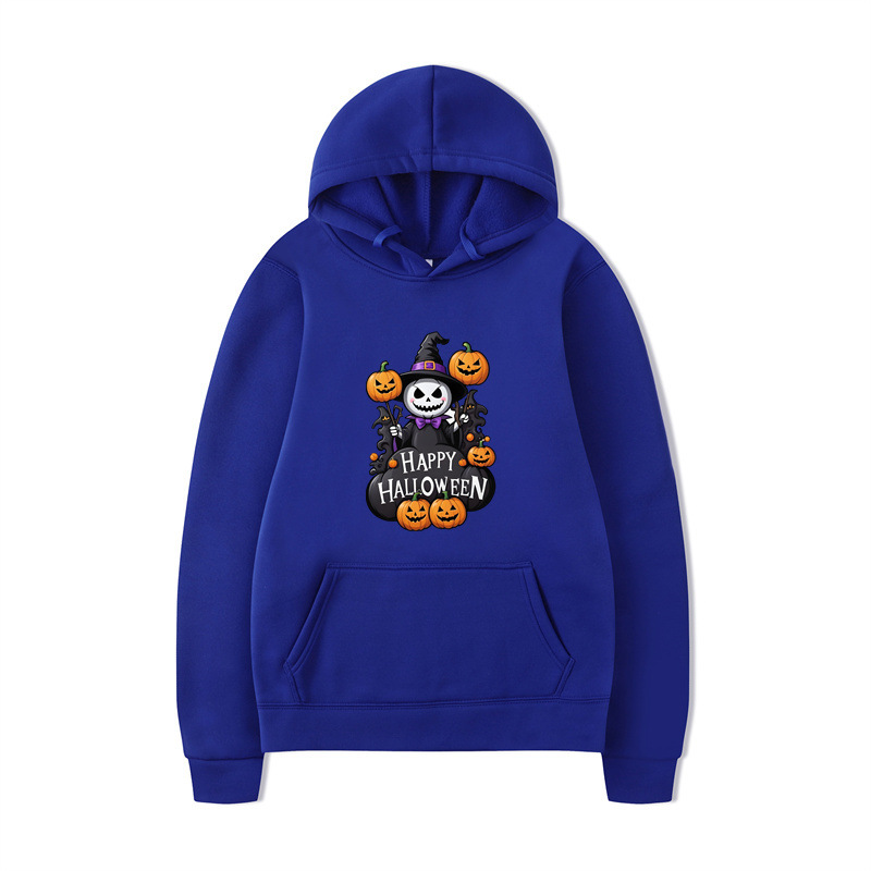 Halloween Series Printed Hooded Long Sleeve Sweatshirt Loose Casual - Image 12