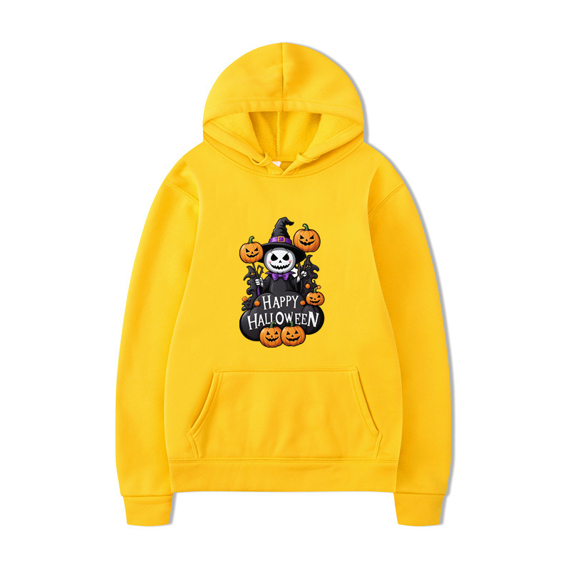 Halloween Series Printed Hooded Long Sleeve Sweatshirt Loose Casual - Image 8