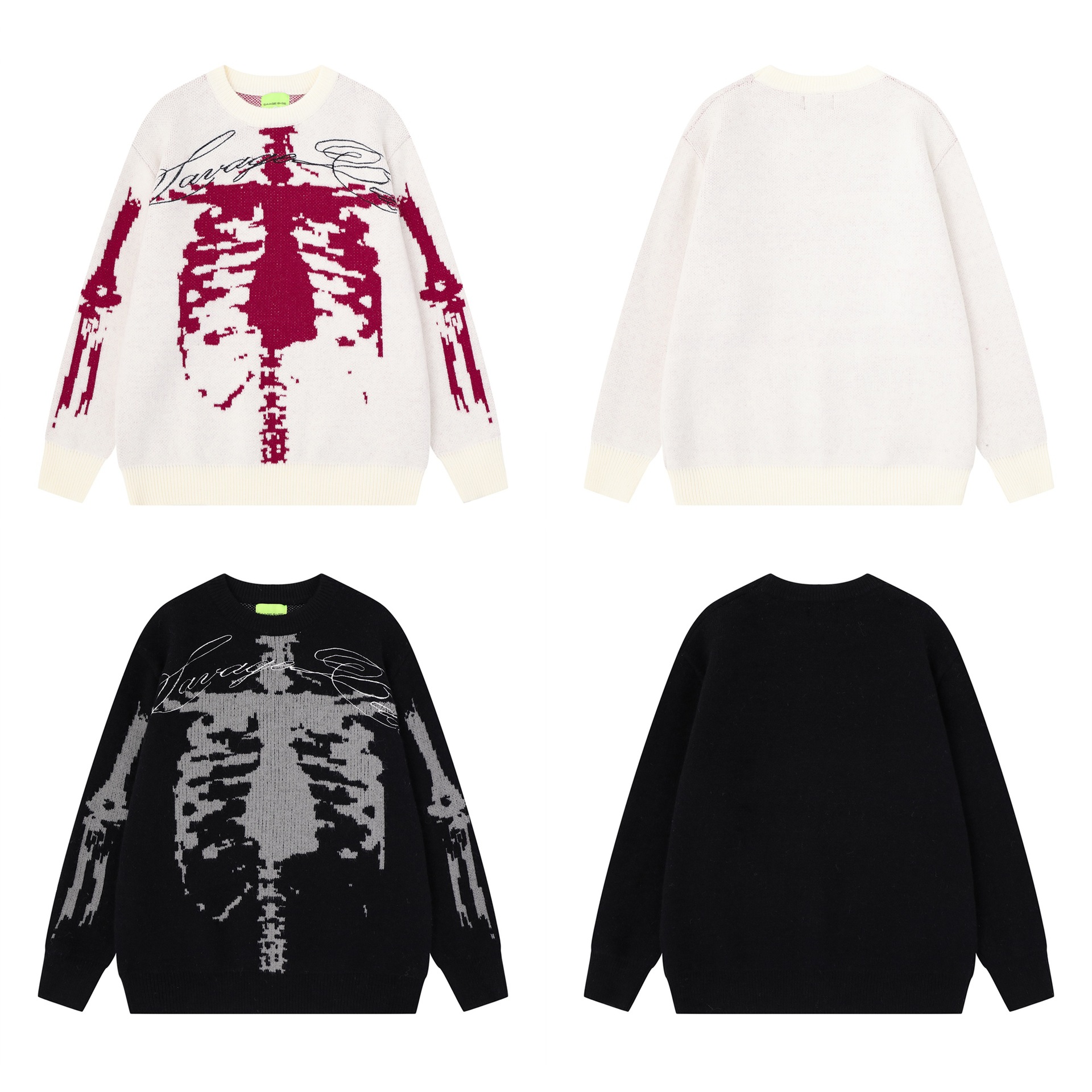 Skeleton skeleton floral sweater - Image 5