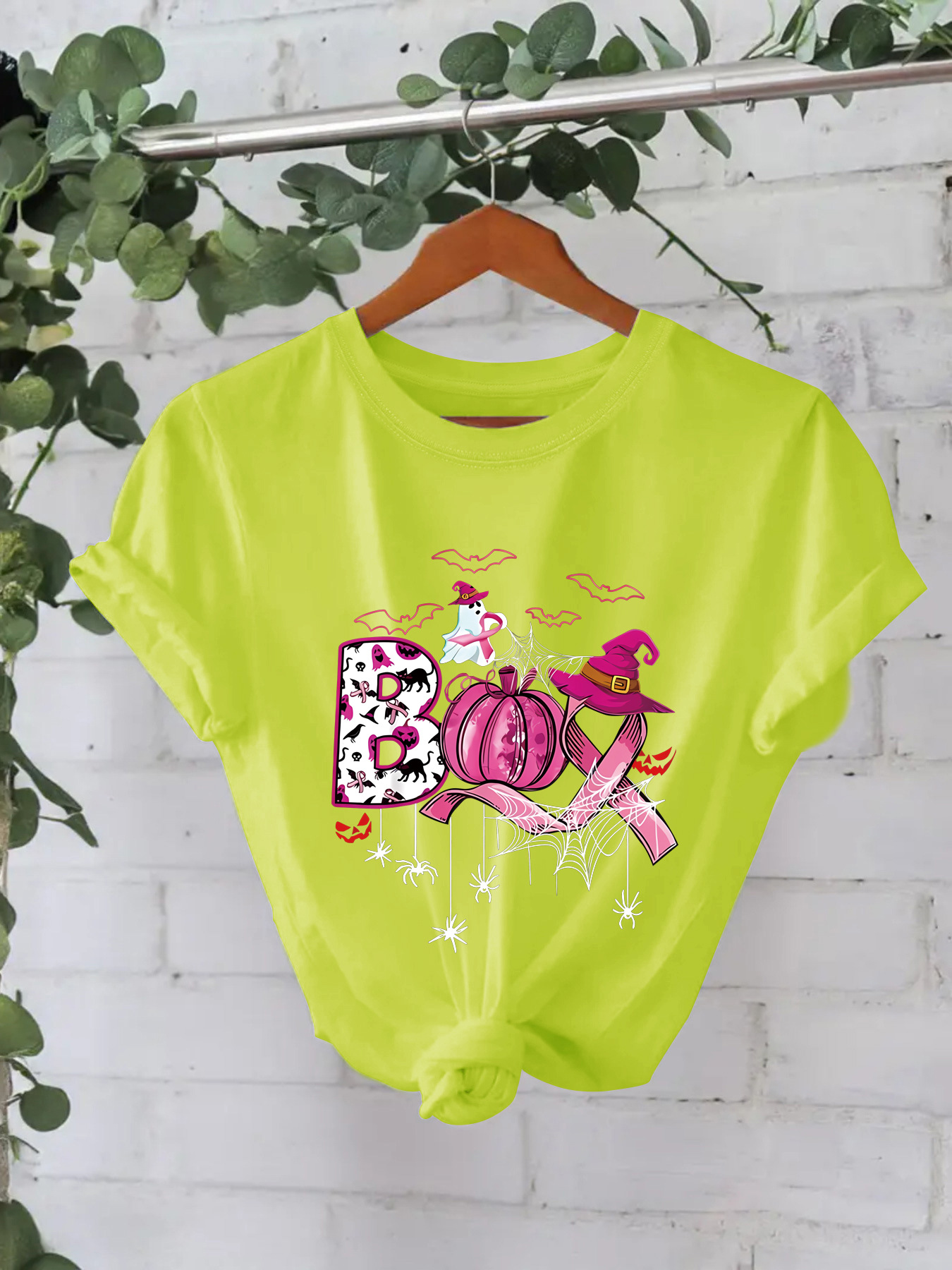 Halloween Pattern Printed T-shirt - Image 12