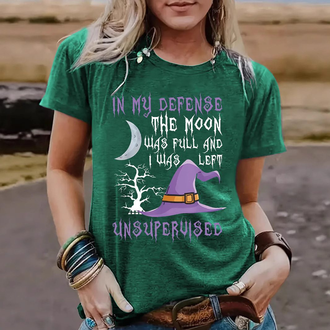 Short sleeved Halloween witch pattern - Image 5
