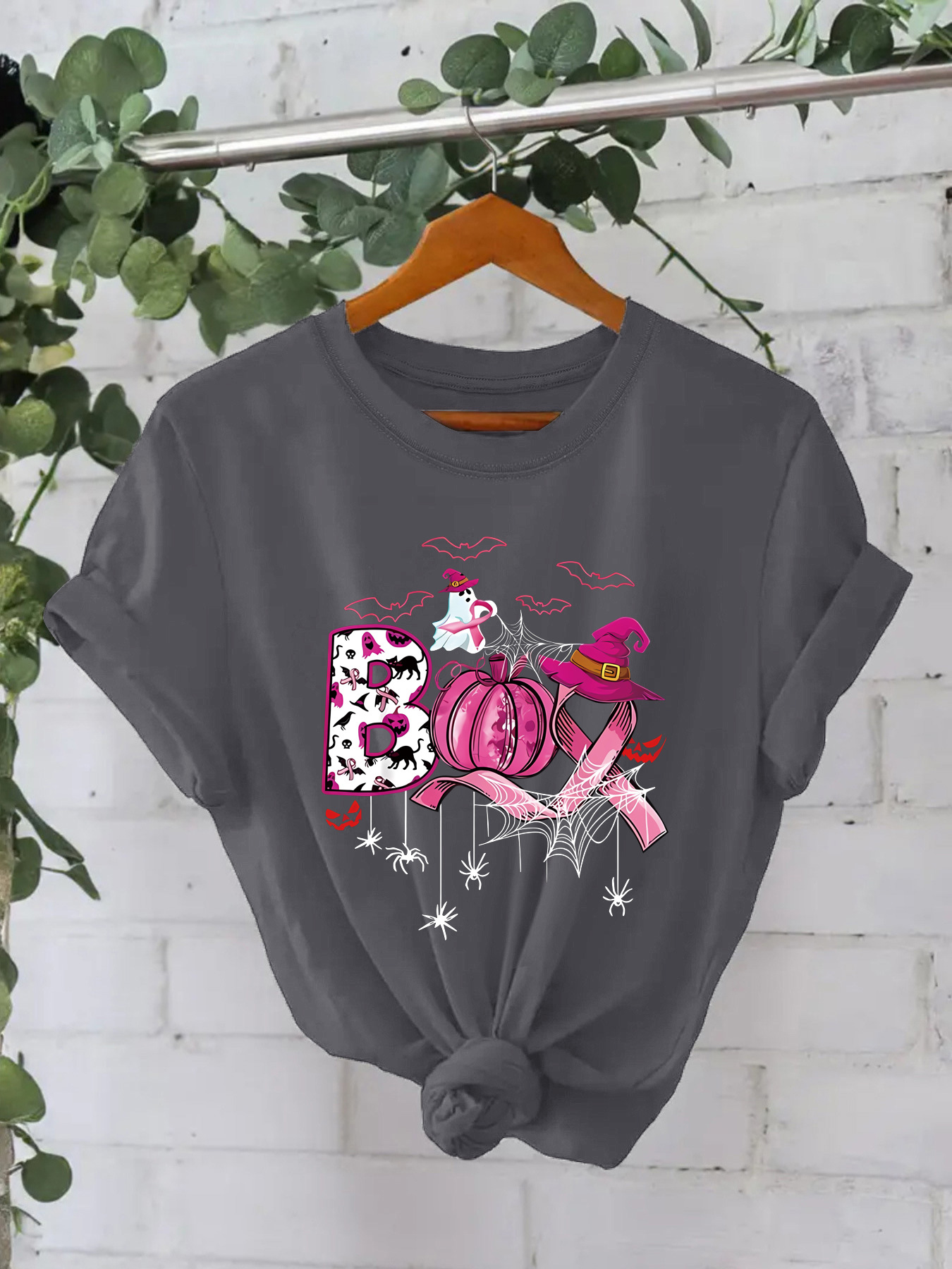 Halloween Pattern Printed T-shirt - Image 8