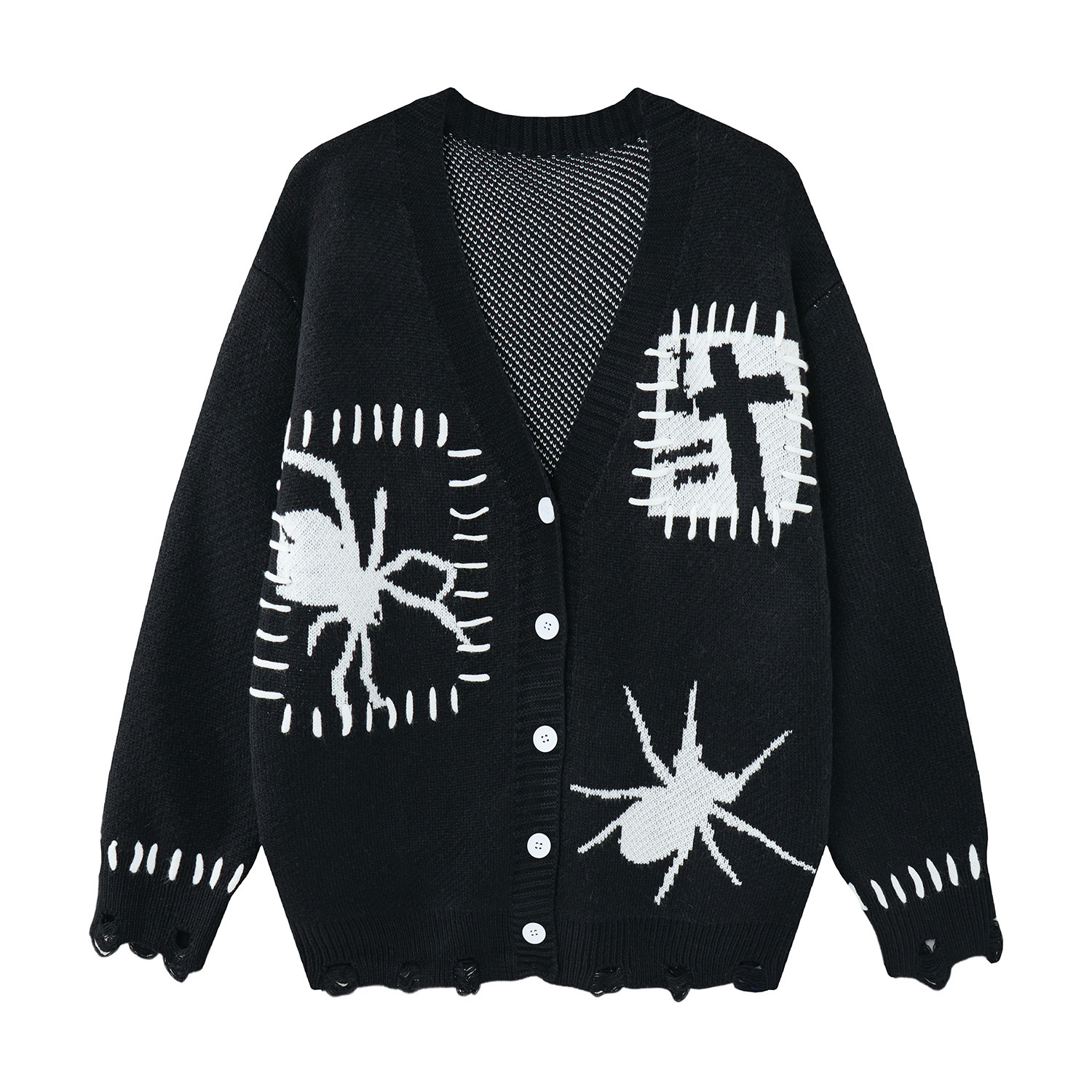 Spider Cross Jacquard Coat - Image 6