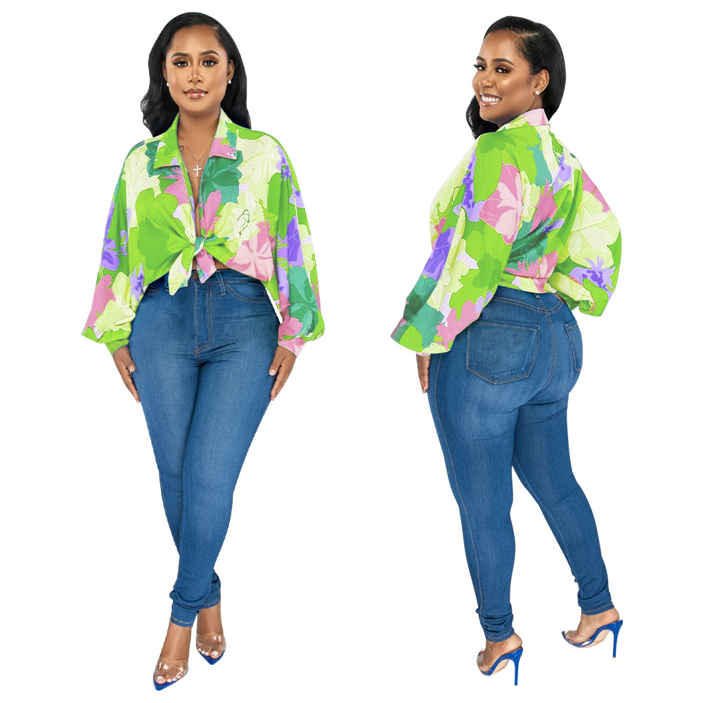 Bat sleeve lapel top - Image 3