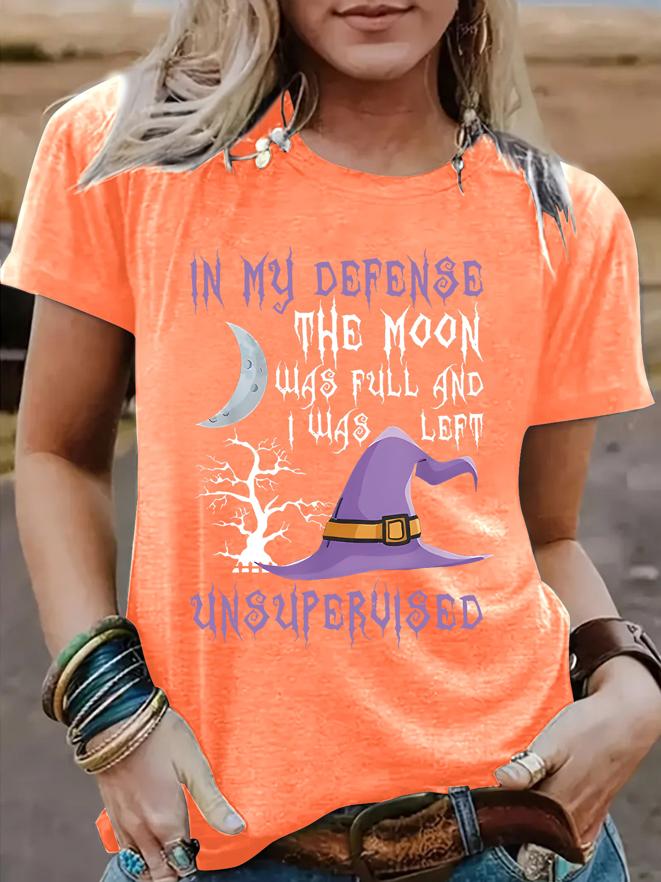 Short sleeved Halloween witch pattern - Image 11