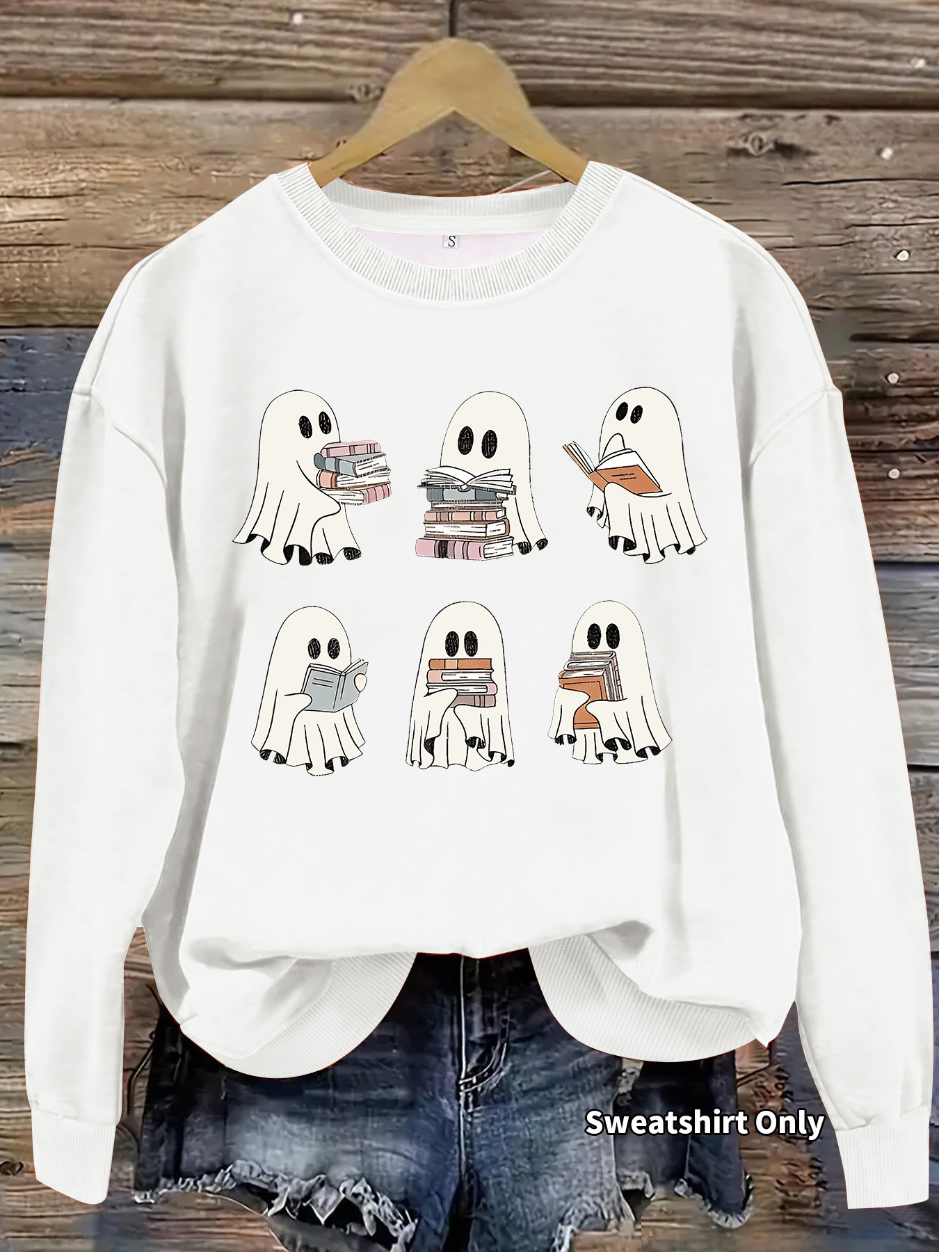 Ghost Fun Printed Hoodie - Image 6
