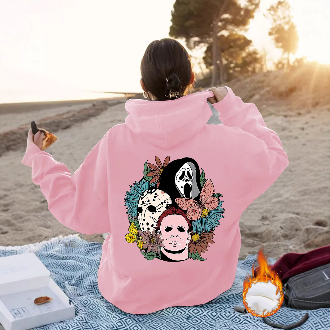 Loose hoodie Halloween hoodie - Image 5