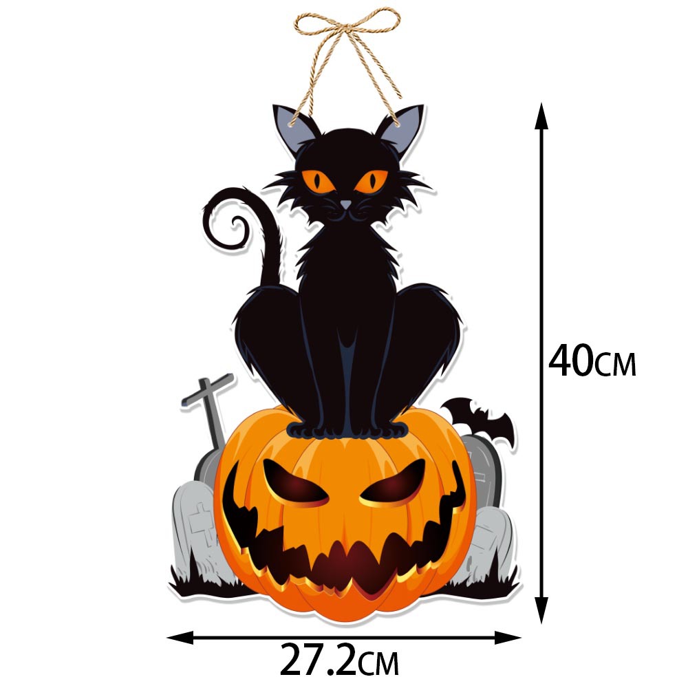 Halloween Door Hanging Decoration Pumpkin Bat Ornament for Halloween Party Decor - Image 11
