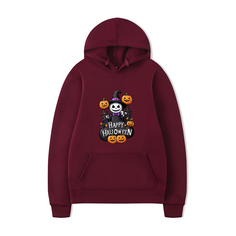 Halloween Series Printed Hooded Long Sleeve Sweatshirt Loose Casual - Image 20