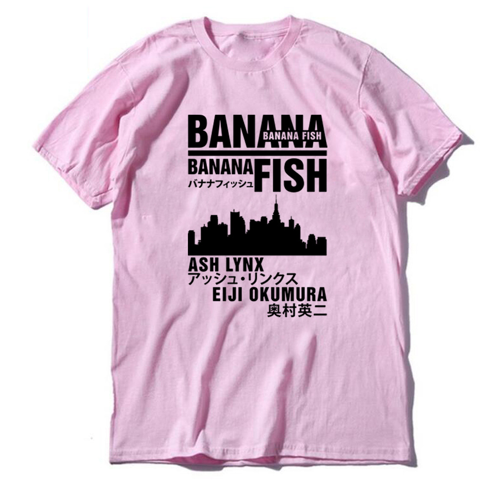 Banana Fish Halloween Printed Black Short Sleeve T-Shirt - Image 17