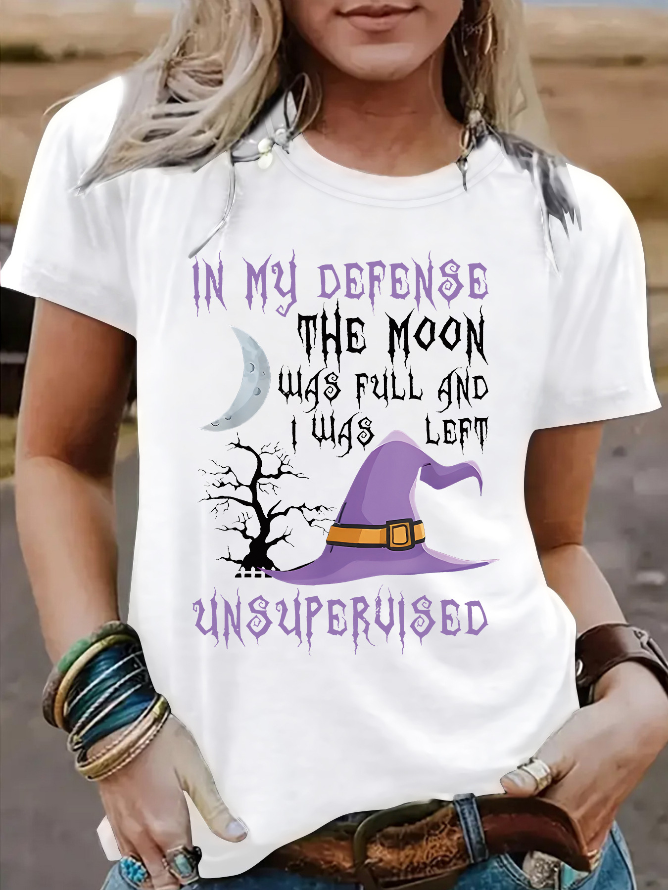Short sleeved Halloween witch pattern - Image 7