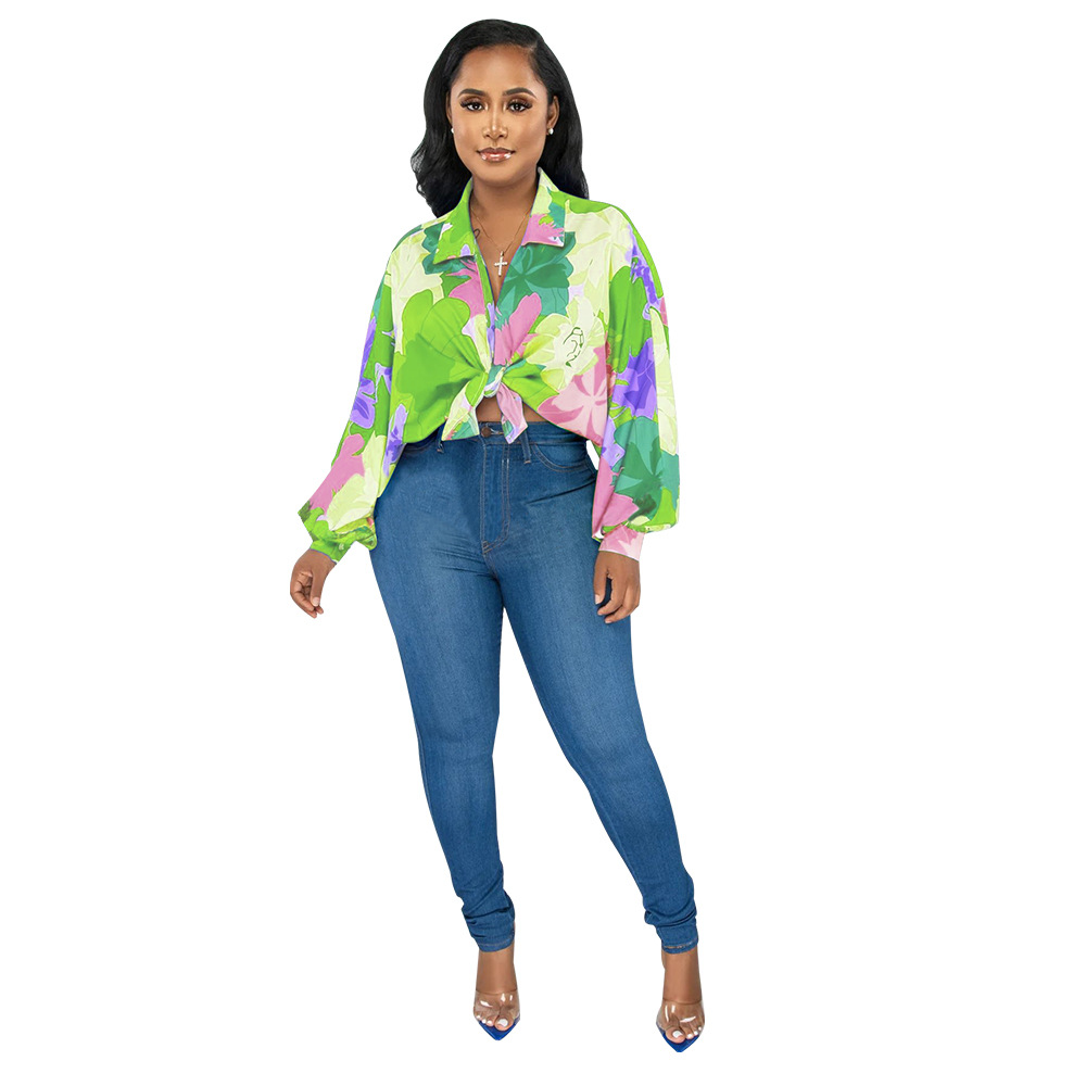 Bat sleeve lapel top - Image 5