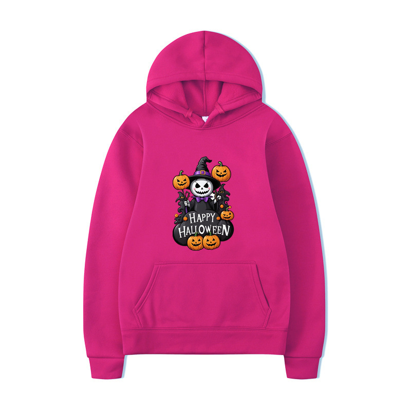 Halloween Series Printed Hooded Long Sleeve Sweatshirt Loose Casual - Image 22