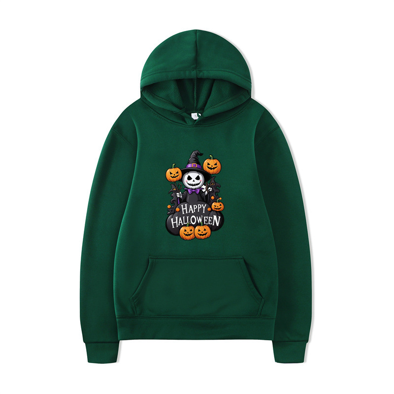 Halloween Series Printed Hooded Long Sleeve Sweatshirt Loose Casual - Image 18