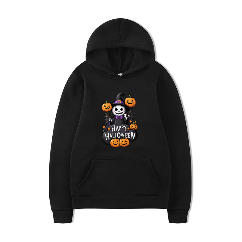 Halloween Series Printed Hooded Long Sleeve Sweatshirt Loose Casual - Image 11