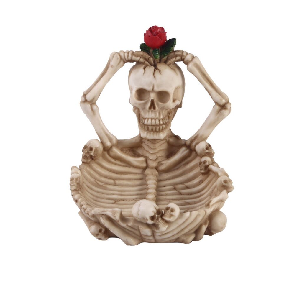 Ashtray Skeleton Resin Craft Skeleton Home Decoration
