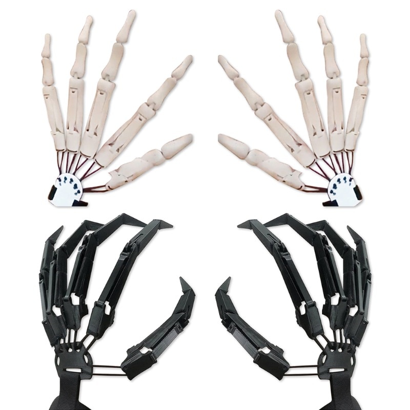 Halloween Articulated Long Fingers Glove - Image 2
