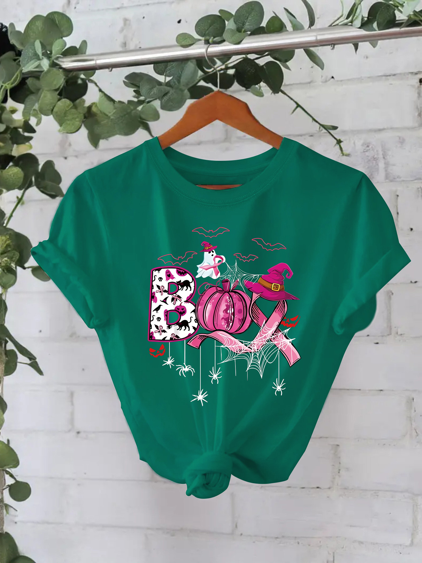 Halloween Pattern Printed T-shirt - Image 13