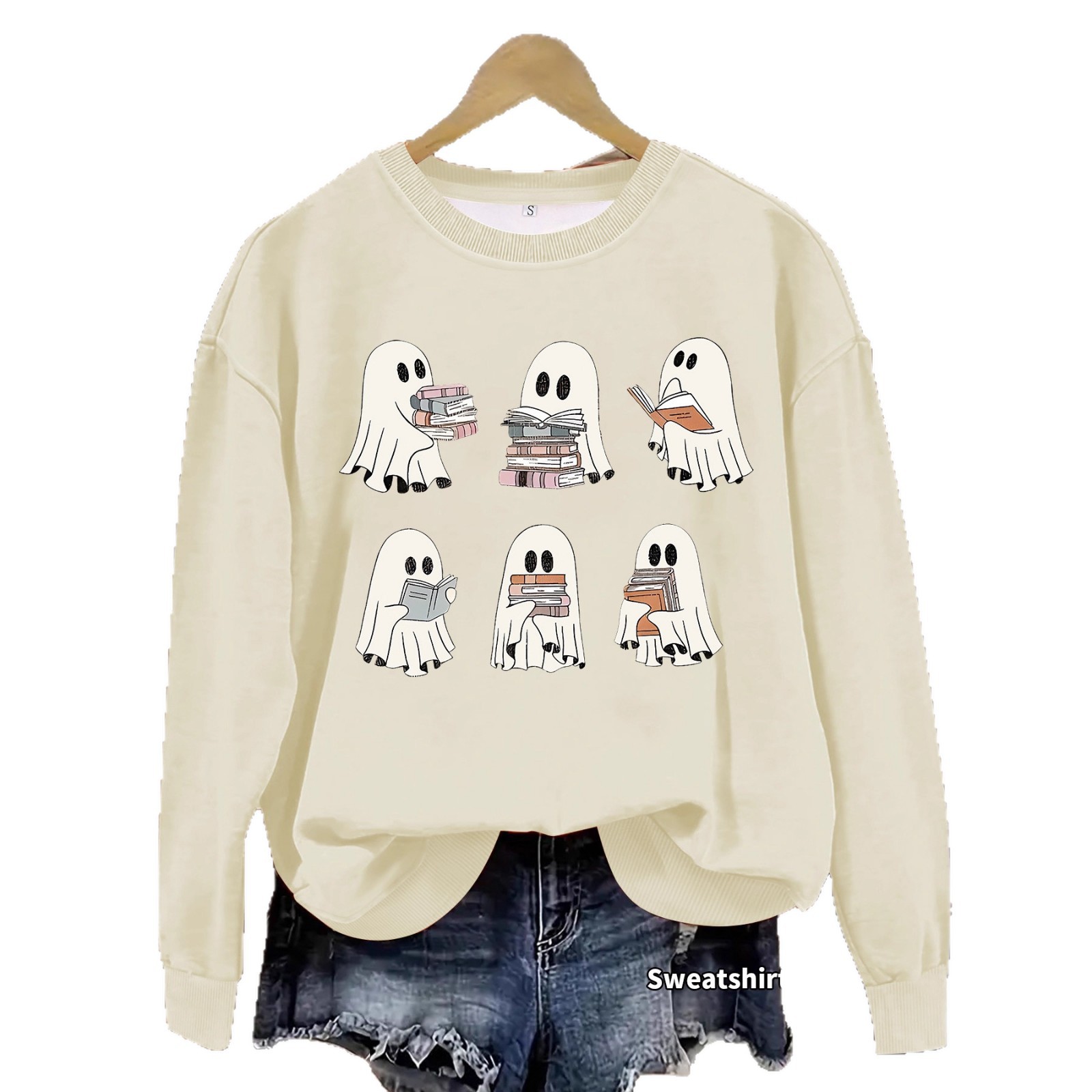 Ghost Fun Printed Hoodie