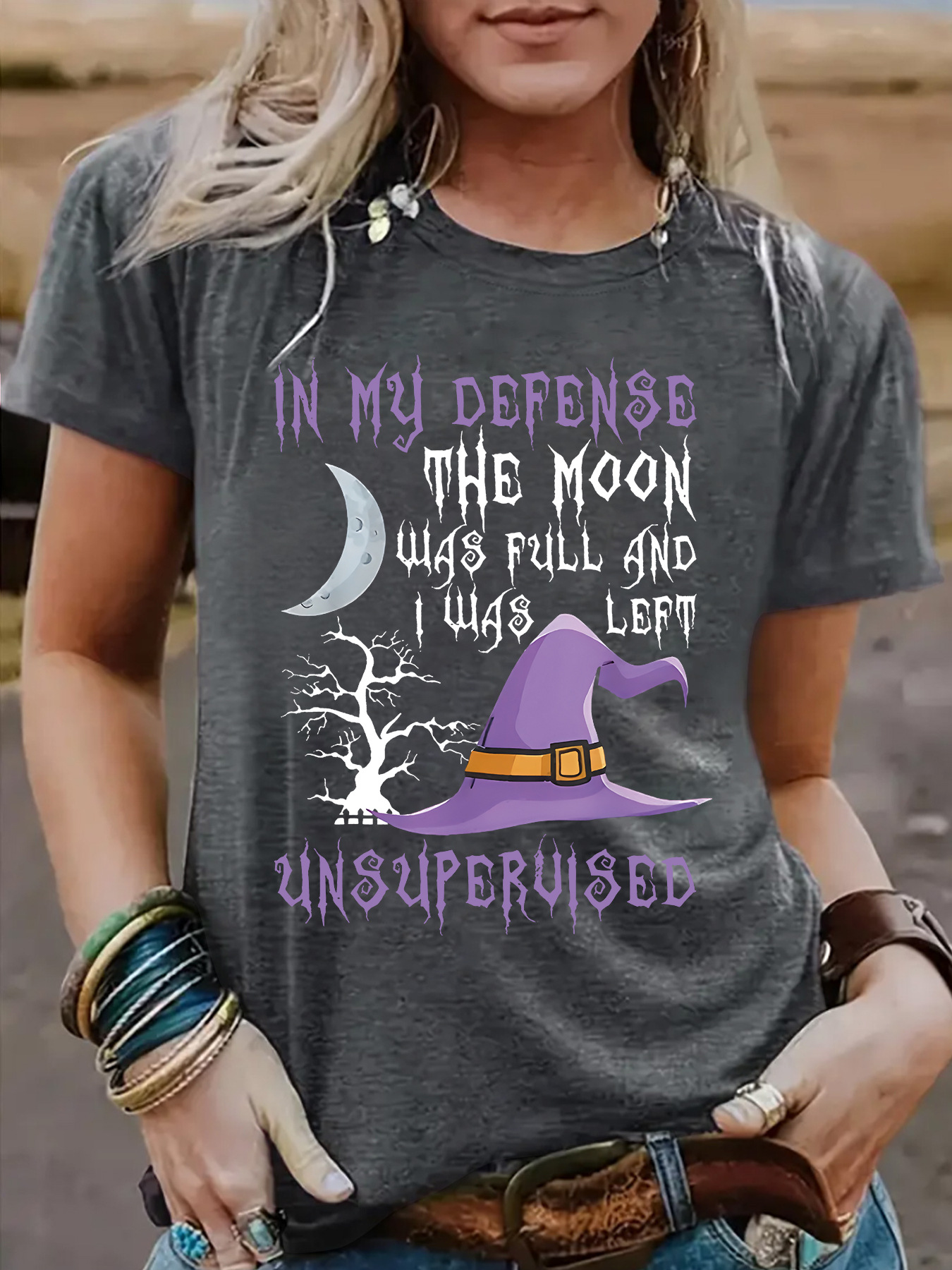Short sleeved Halloween witch pattern - Image 12