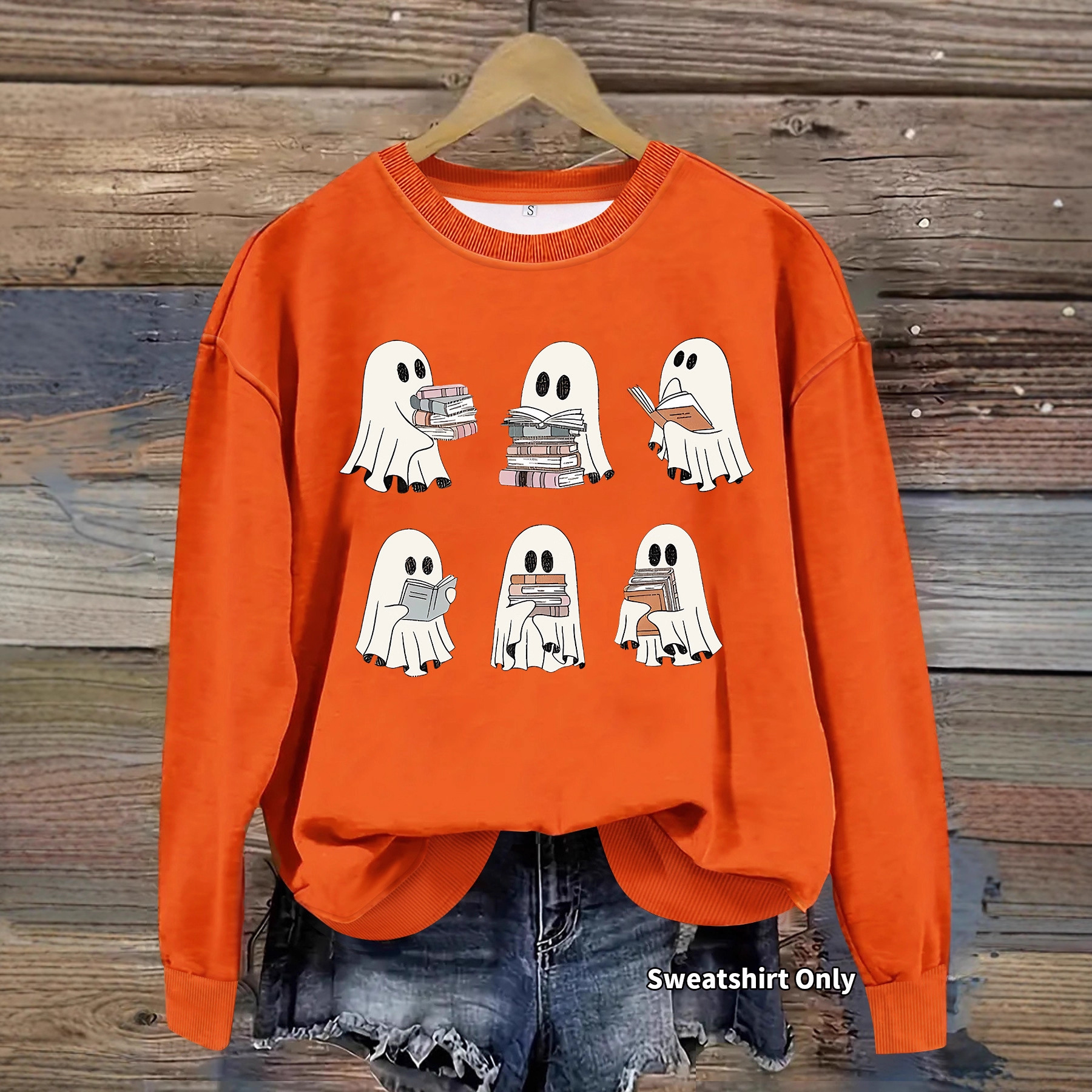 Ghost Fun Printed Hoodie - Image 4