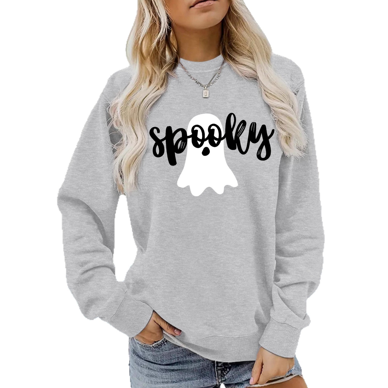Ghost print hoodie