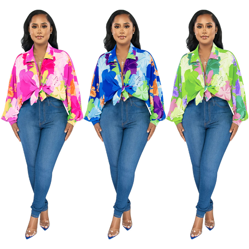 Bat sleeve lapel top - Image 2
