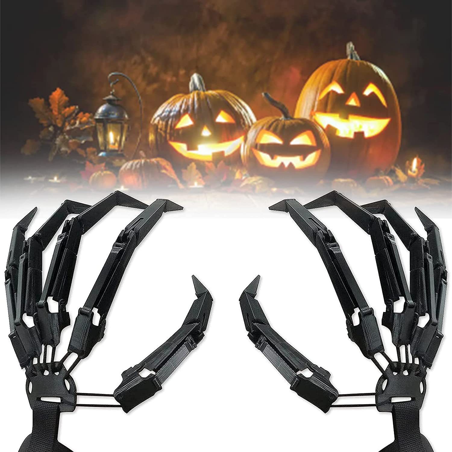Halloween Articulated Long Fingers Glove - Image 5
